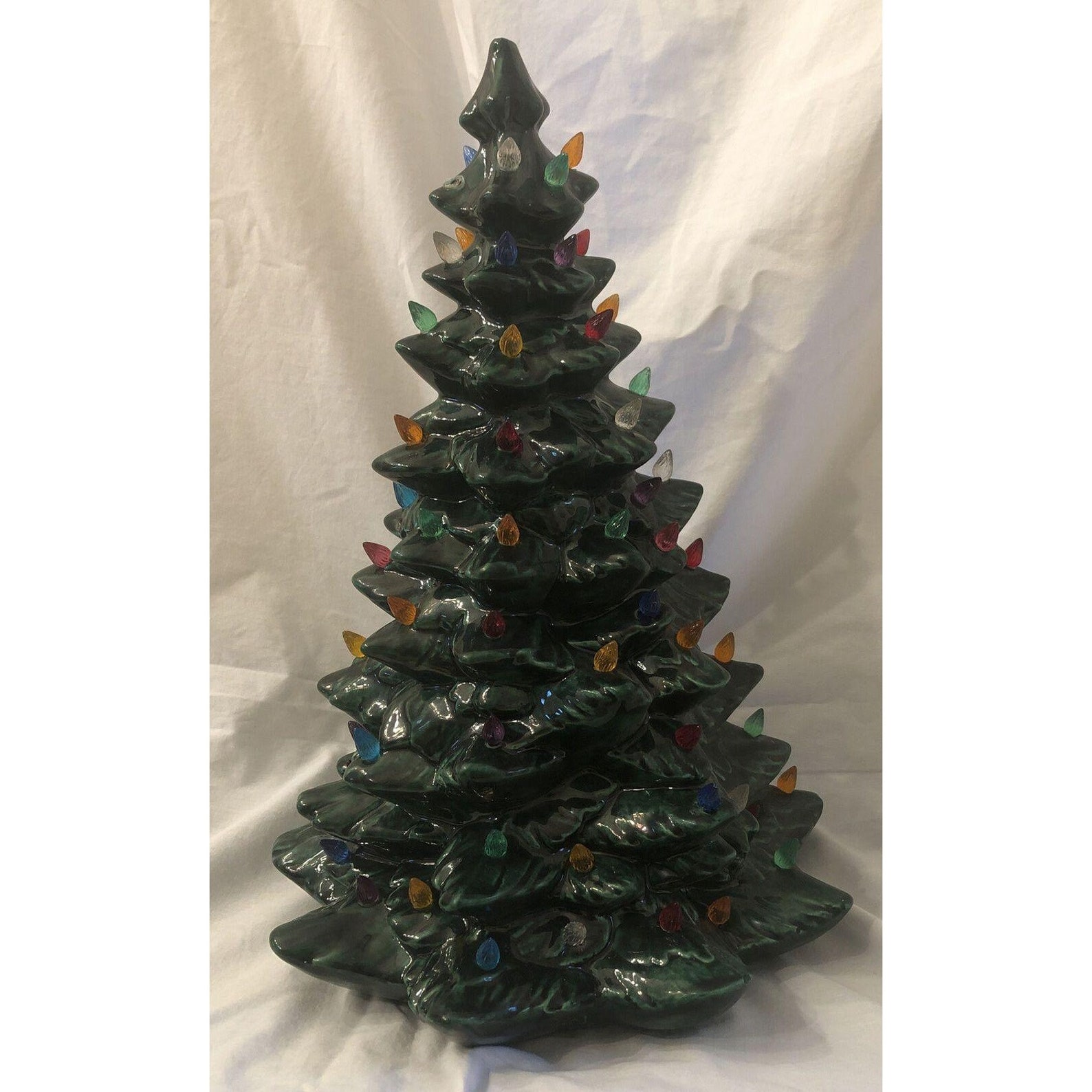 Byron Molds Christmas Tree Ceramic 17 Tall 12 Etsy
