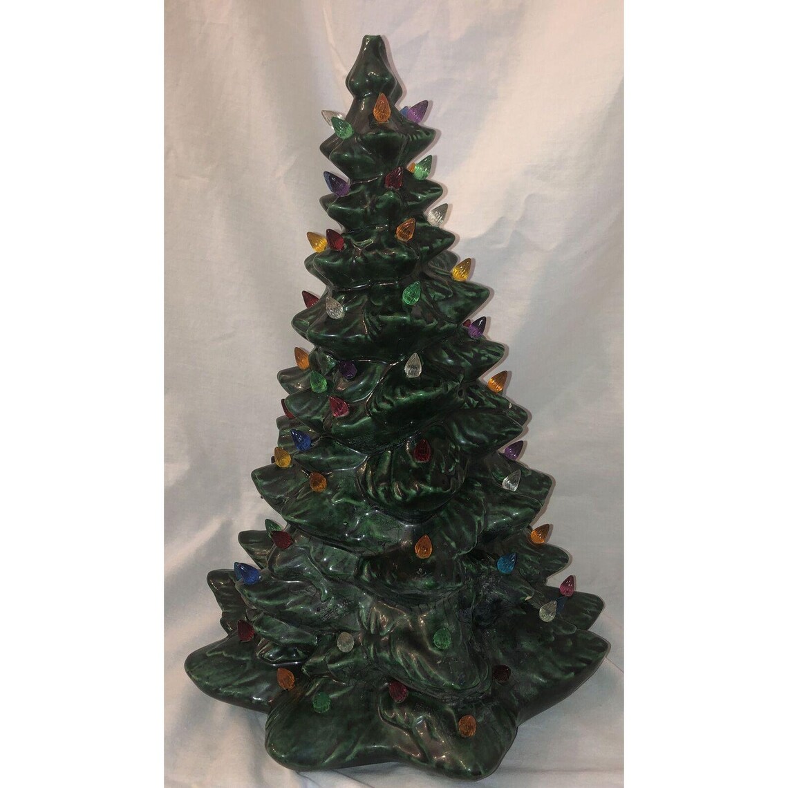Byron Molds Christmas Tree Ceramic 17 Tall 12 Etsy