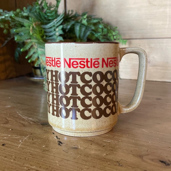 Nestle Rich 'N Creamy Hot Cocoa Mug, Vintage 1970's