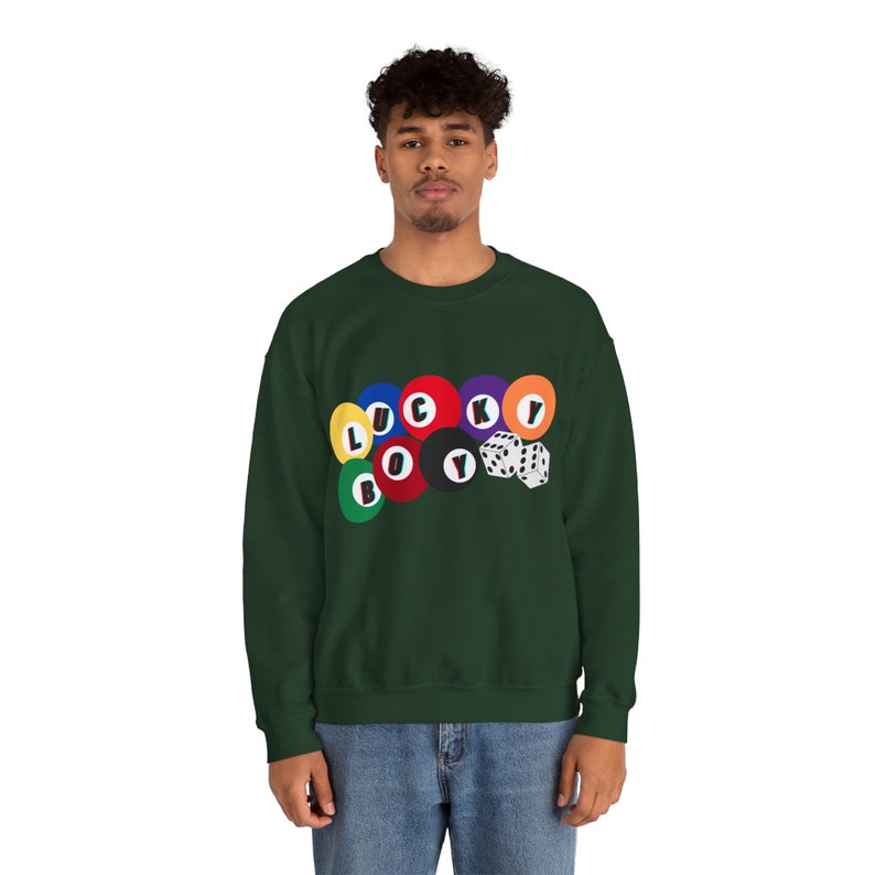 Lucky Boy Crewneck Sweatshirt image 7