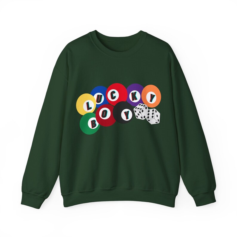 Lucky Boy Crewneck Sweatshirt image 1