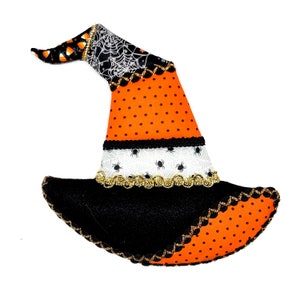 15” Witch Hat Wreath Attachment, Wreaths,Halloween Decor,Wreath Embellishment,Halloween Decoration, Handsom Witch Hat,Elegant Hat
