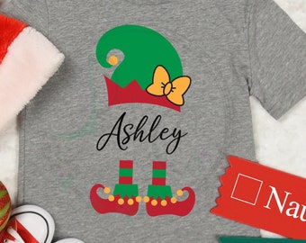 Christmas Girl Elf SVG, Christmas svg, Christmas Elf svg, Elf svg, Elf Hat svg, Elf Shoes svg, Fun Christmas Elf svg