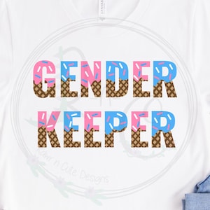 Gender keeper SVG, was ist die Kugel svg, Eiscreme Baby svg, Eiscreme Gender Reveal Party, Bewahrer der Genders svg, Sprinkles Party