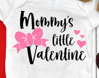 SVG PNG DXF Mommy's Valentine Cut File, Xoxo, Love You More, Be Mine ...