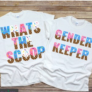 Ice Cream Gender Reveal SVG, Whats the Scoop svg, Gender Keeper svg