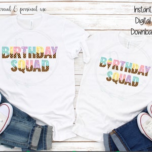 Pastel Birthday Squad svg, Birthday Squad svg, Ice Cream Birthday svg, Ice Cream Birthday Party, Birthday svg, Ice Cream svg