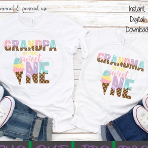 Grandma of the Sweet One SVG, Grandpa of the Sweet One SVG, Sweet One SVG, Sweet One Birthday svg, 1st Birthday svg, First Birthday svg,