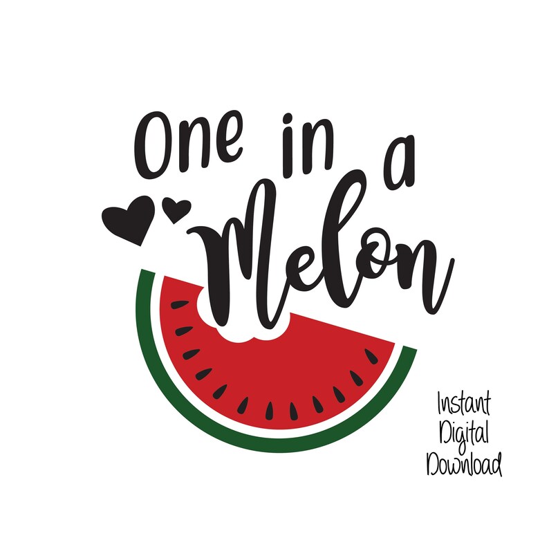 Download One in a Melon SVG 1st birthday svg summer svg girl shirt ...