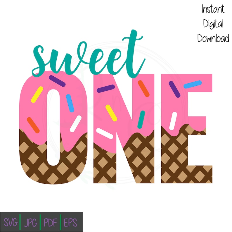 Sweet One SVG, First Birthday Svg, Birthday Girl Svg - Etsy