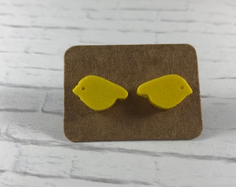 Canary Yellow Earrings