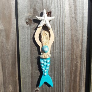 Mermaid Wall Art w/ Starfish main image 0