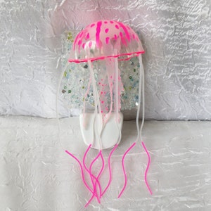 Pink Jellyfish Night Light, Night Light, Nightlight, LED Night Light, Dusk til Dawn Night Light, LED, LED Light