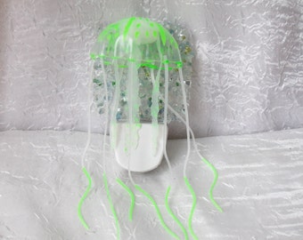 Green Jellyfish Night Light, Night Light, Nightlight