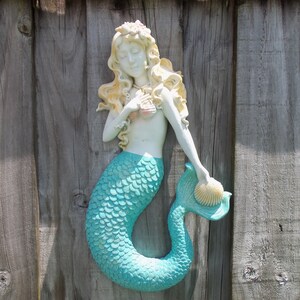 Sea Shell Mermaid, Mermaid Wall Decor, Mermaid Wall Art, Mermaid ...