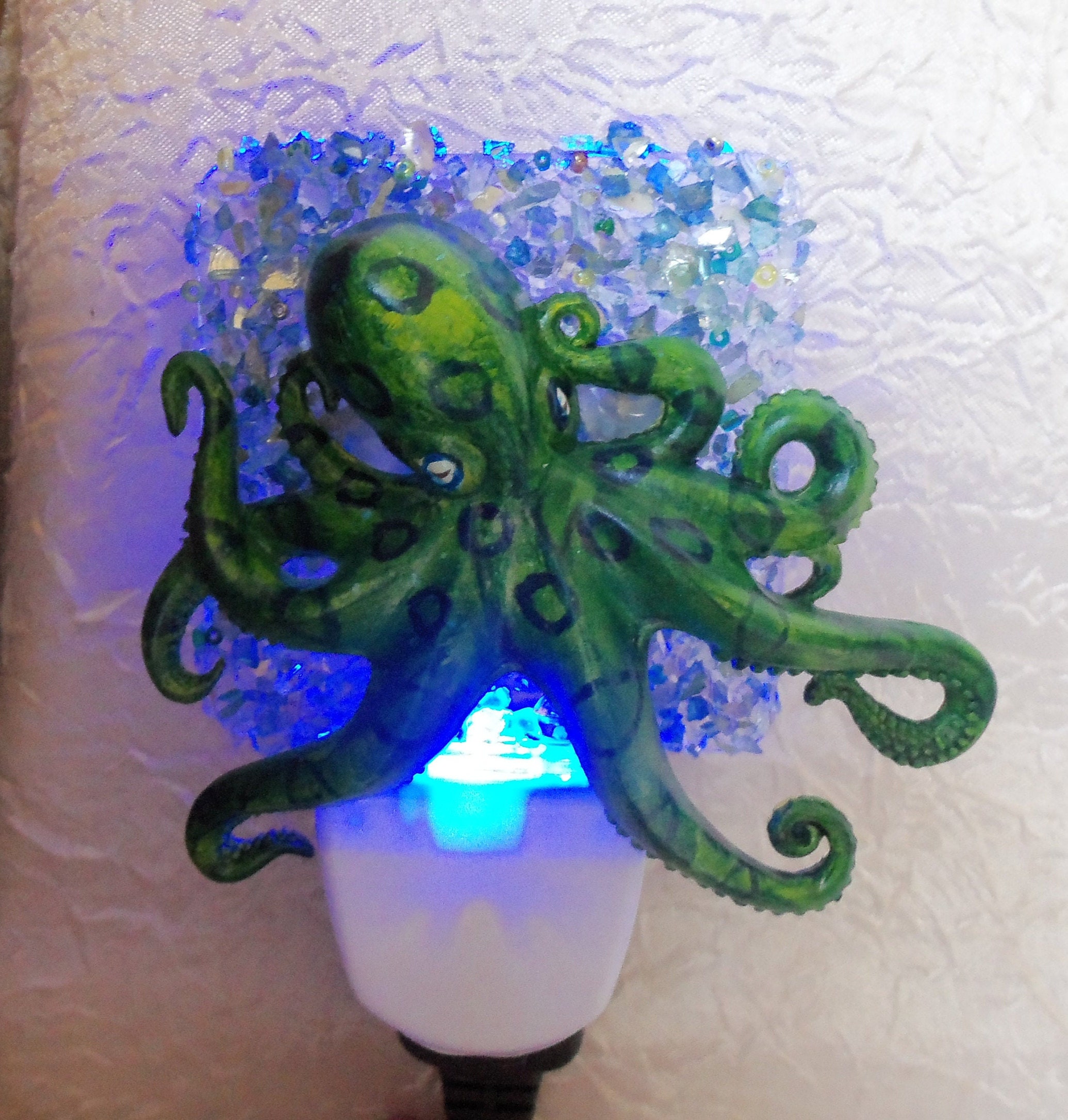 Octopus Night Light Night Light Nightlight Green Octopus Etsy UK