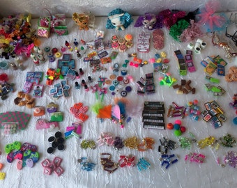 Littlest Pet Shop Lot of 12 RANDOM Accessories Custom Handmade, LPS, Skirt, Bakery, Food,
