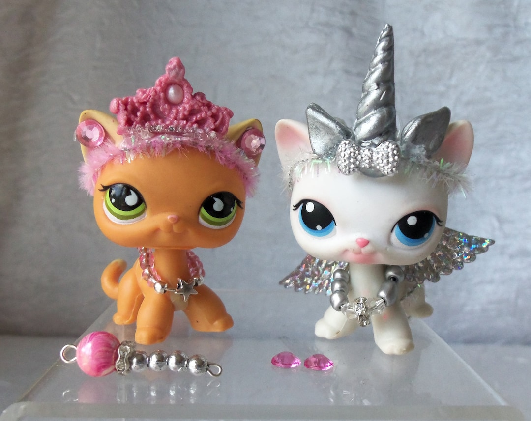 Littlest Pet Shop LPS Lot of Unicorn Princess Custom