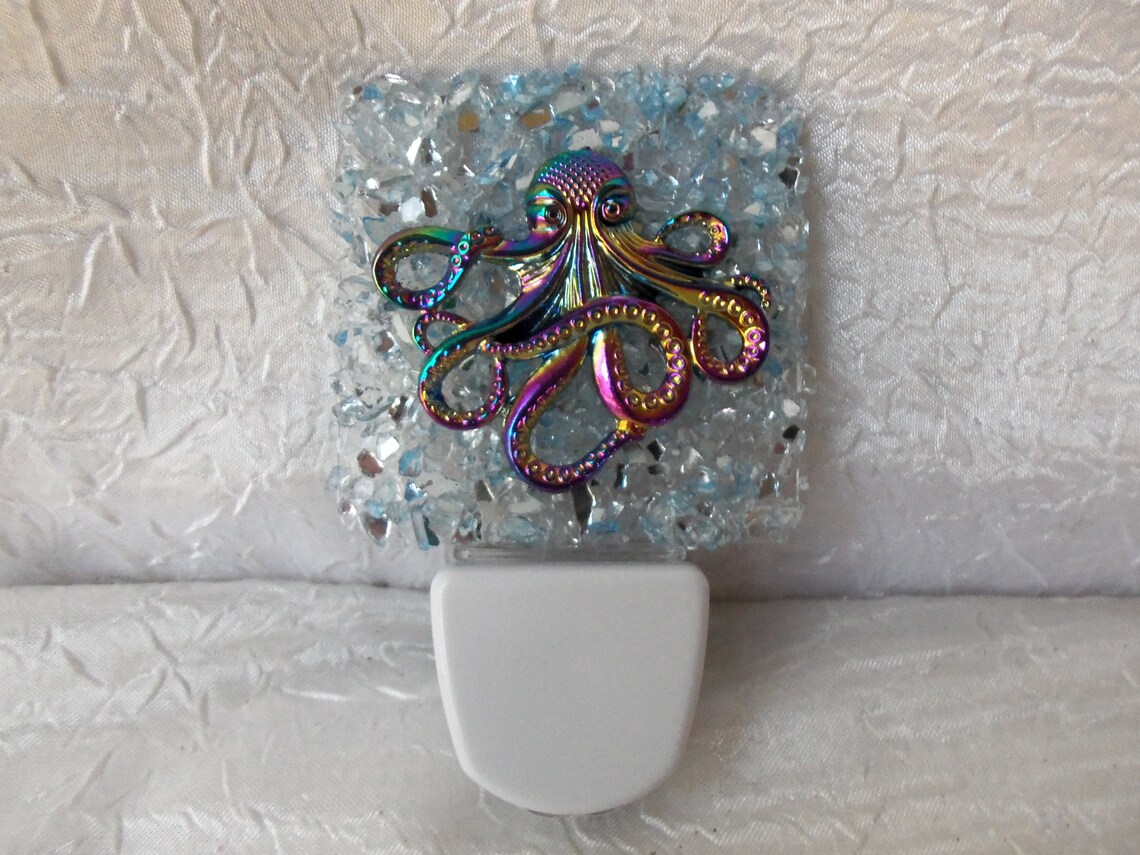 Octopus Night Light Night Light Nightlight Multicolored Etsy