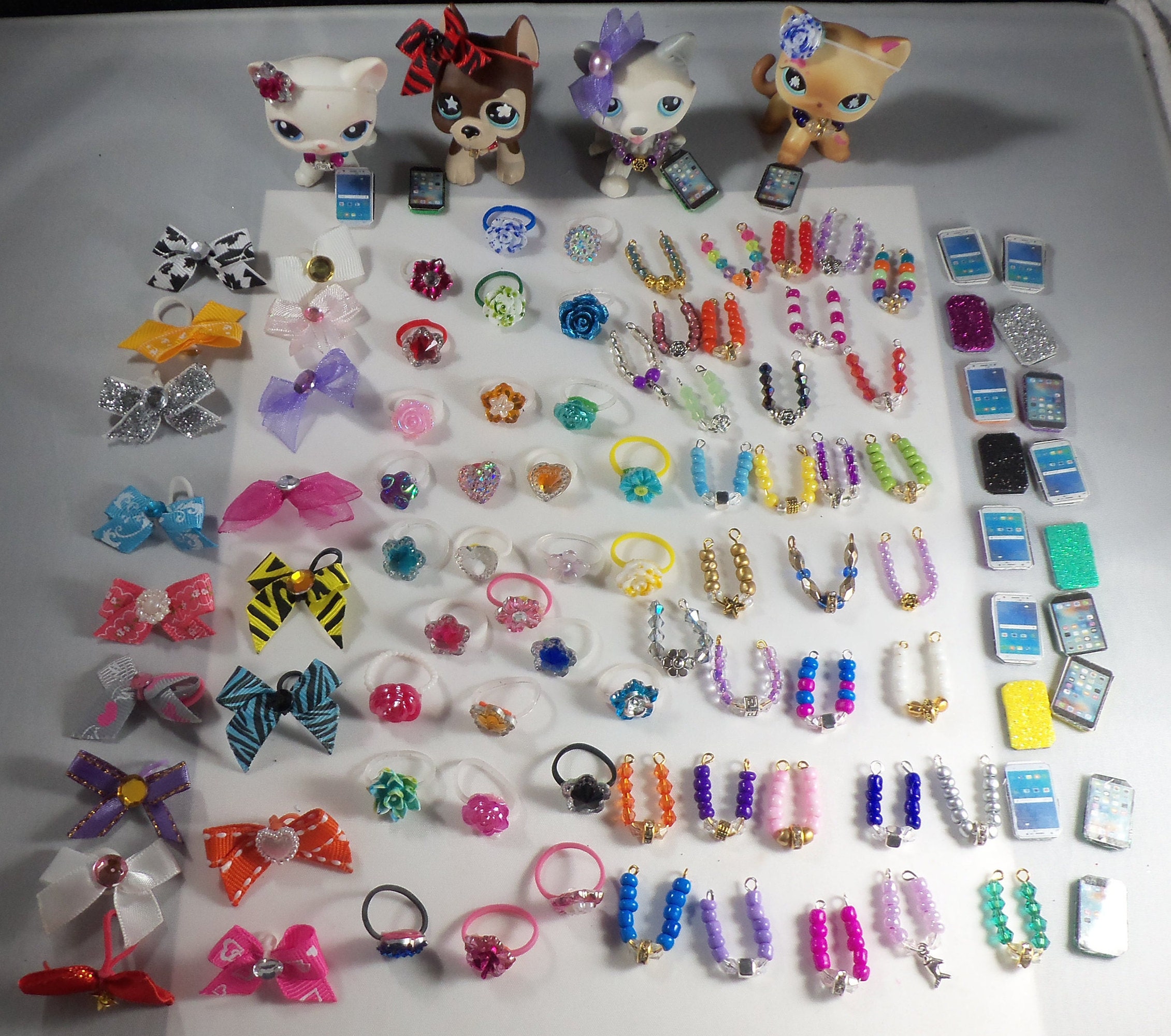 Littlest Pet Shop LPS 4 Pc. Accessories Custom Random Lot of Etsy