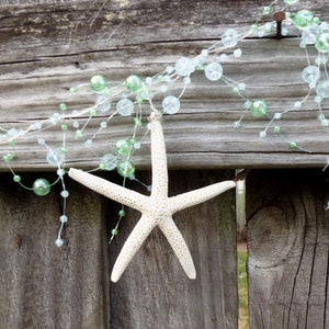 Starfish Beaded Garland, Lighted Garland, Starfish Garland,  Wedding Garland, Beach Decor, Beaded Garland, Nautical Decor, Coastal