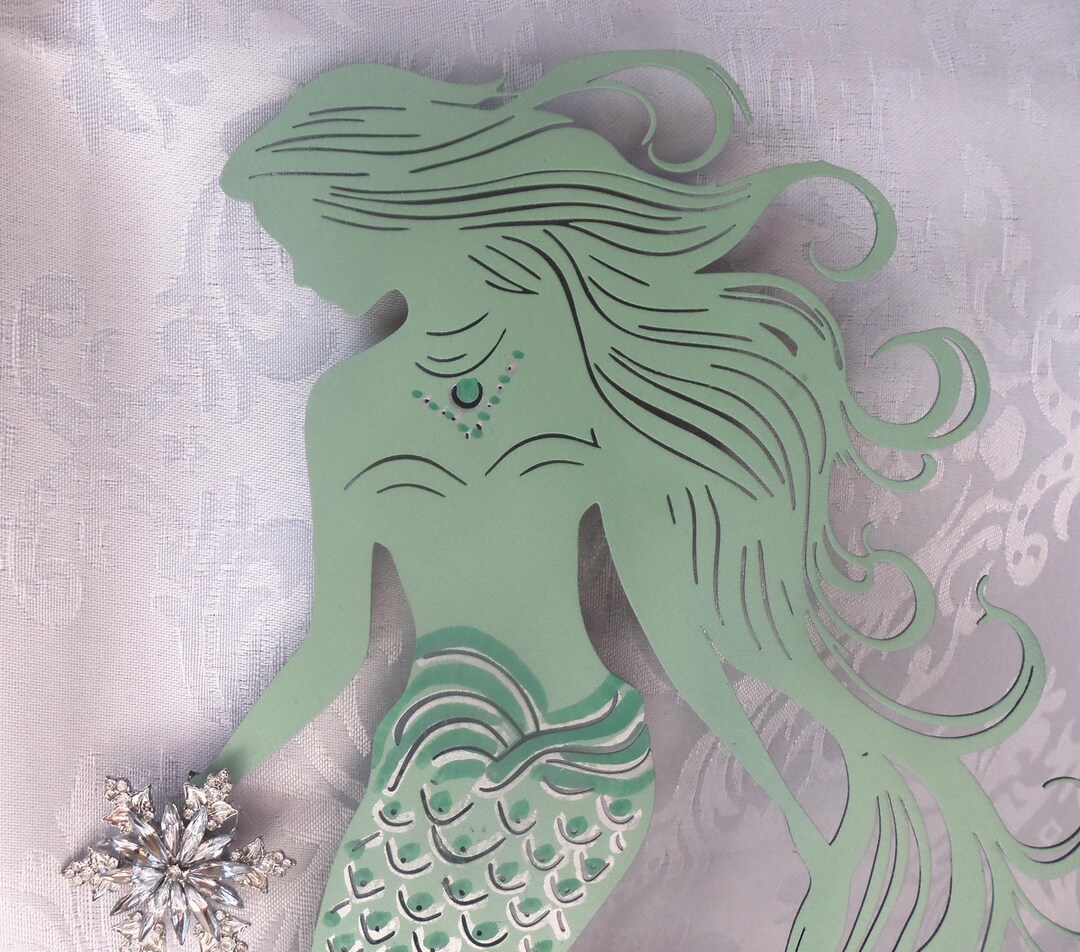 Merman Angel Tree Topper Mermaid Tree Topper, Tree Topper, Mermaid, Coastal, Nautical, Christmas ...