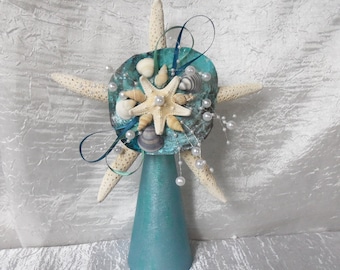 Starfish Capiz Shell Tree Topper, Starfish, Coastal, Nautical, Beach,  Table Decoration, Tree Topper, Christmas Tree Topper, Starfish Tree