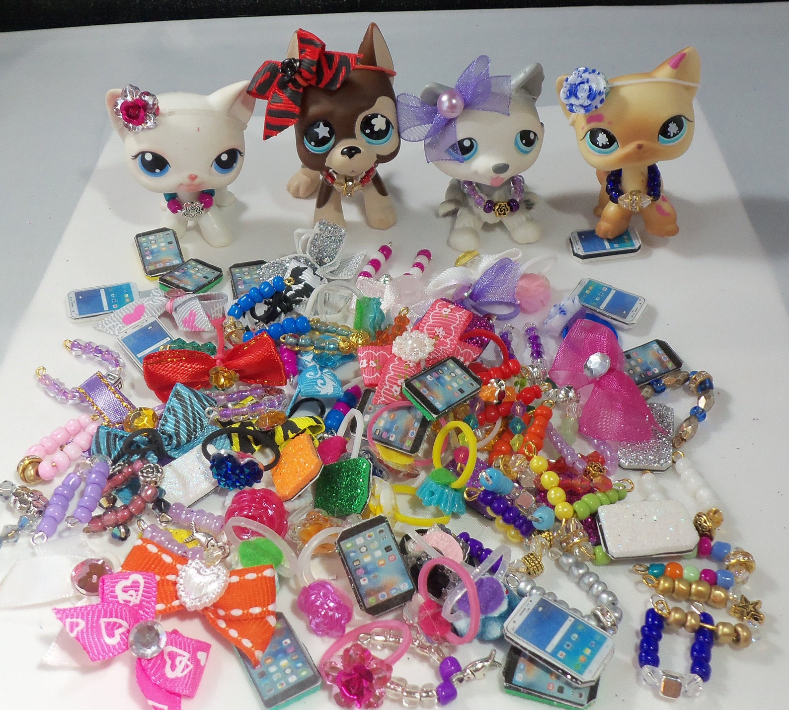 Littlest Pet Shop LPS 4 Pc. Accesorios Personalizado Lote Etsy