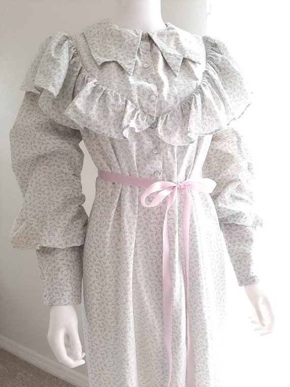 Vintage Victorian Antique 1890s Style Cotton Prair