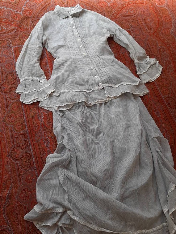 Early Antique Victorian 1880s Cotton Prairie Count