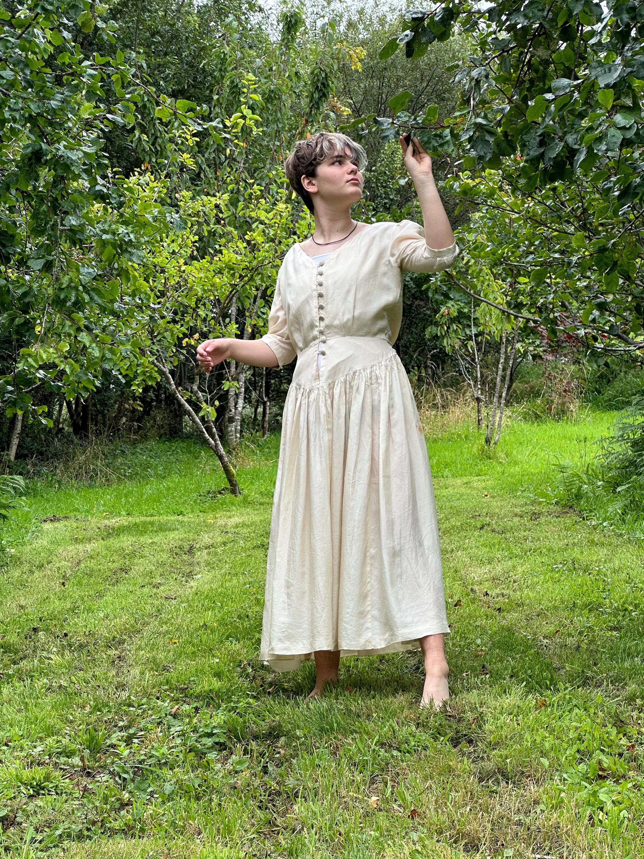Parachute silk clearance dress