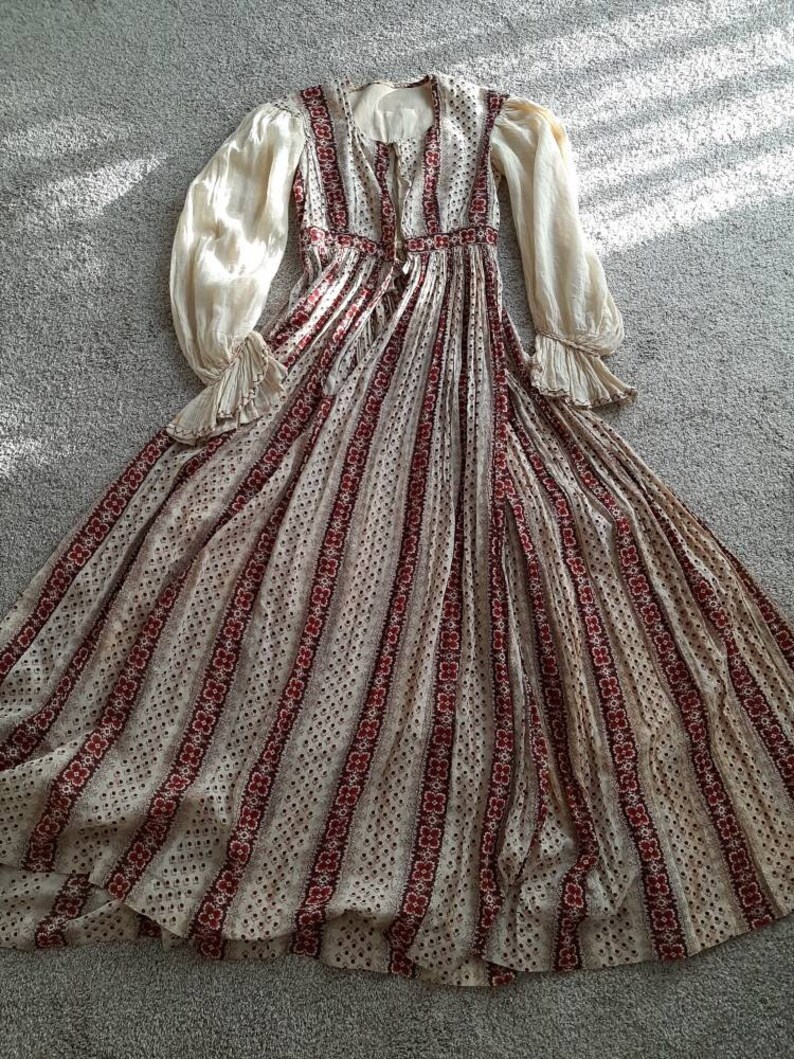 Rare Antique 1800s Victorian Early Calico Prairie Farm Dress | Etsy