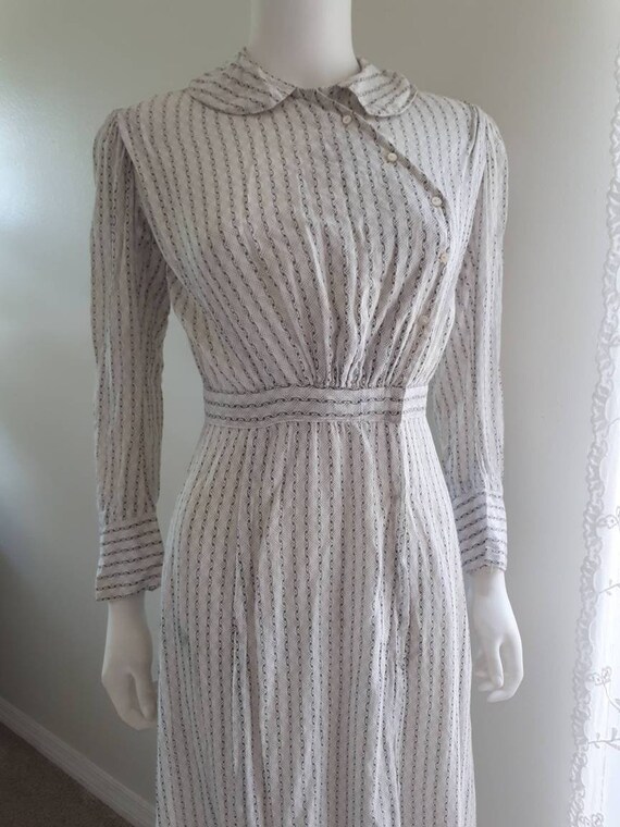 Antique Edwardian 1900 Cotton Calico Chore Work Ev