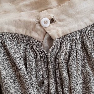 Antique Homespun 1800s Calico Ruffle Prairie Skirt - Etsy