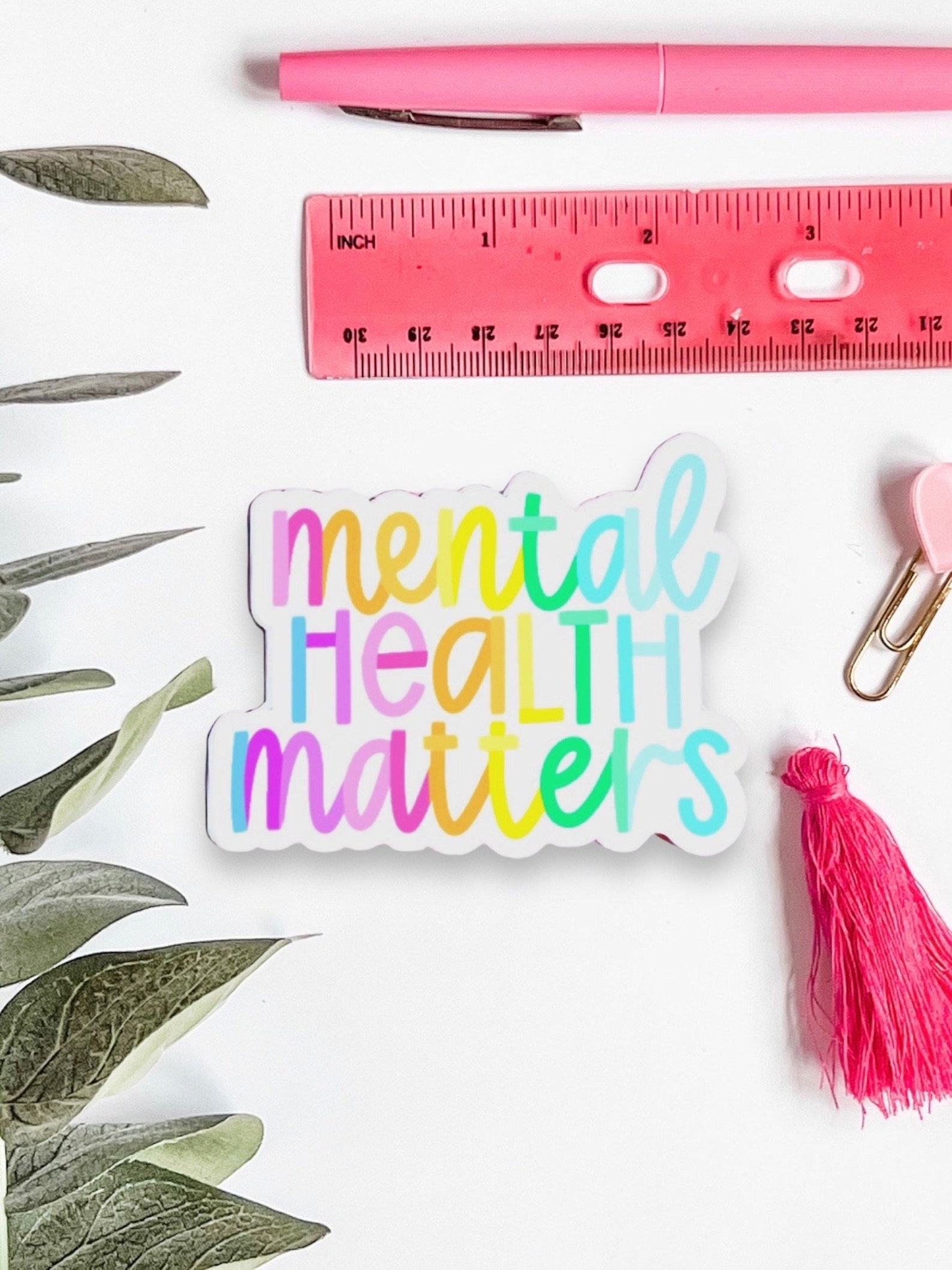 Mental Health Matters Stickers for Kindle, Teenage Girl Gifts ...