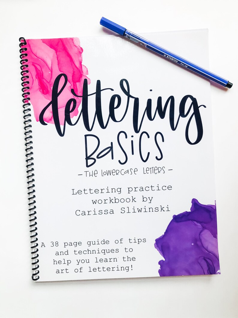 Hand Lettering Bundle, Learn Lettering Bundle, Beginner Lettering Kit ...
