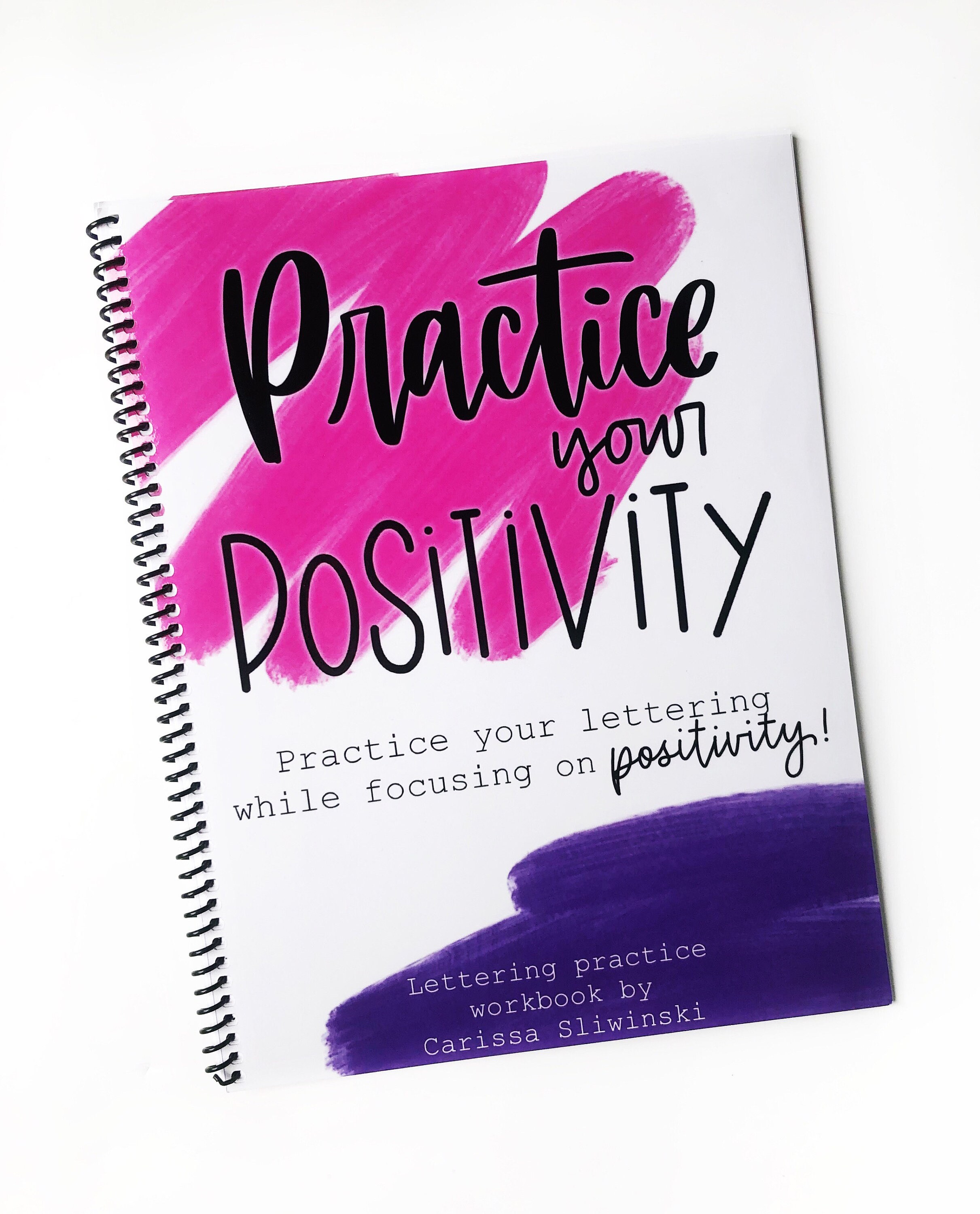 Learn to Letter Lettering Worksheets Positive Words | Etsy