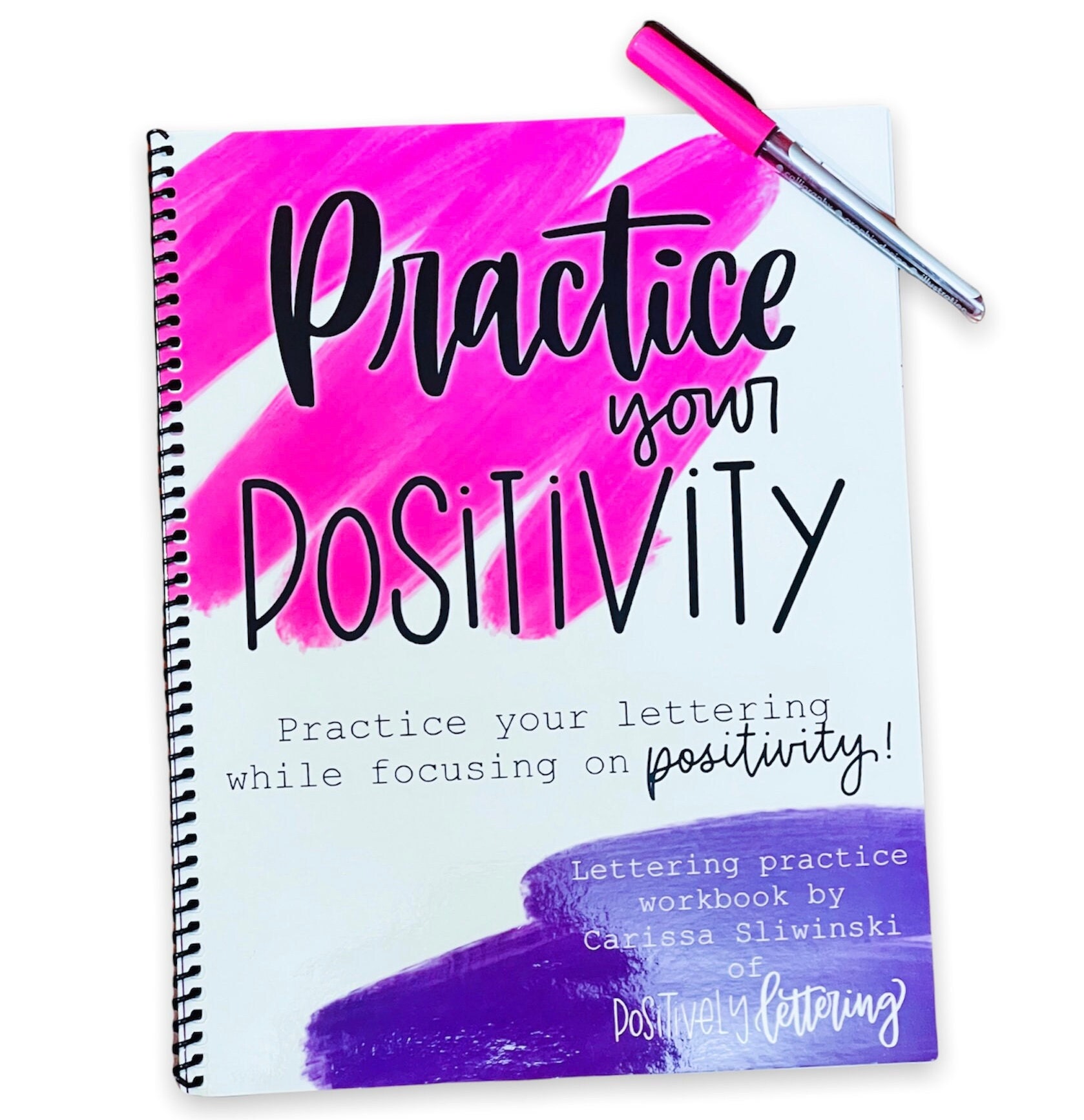 Learn to Letter Lettering Worksheets Positive Words | Etsy