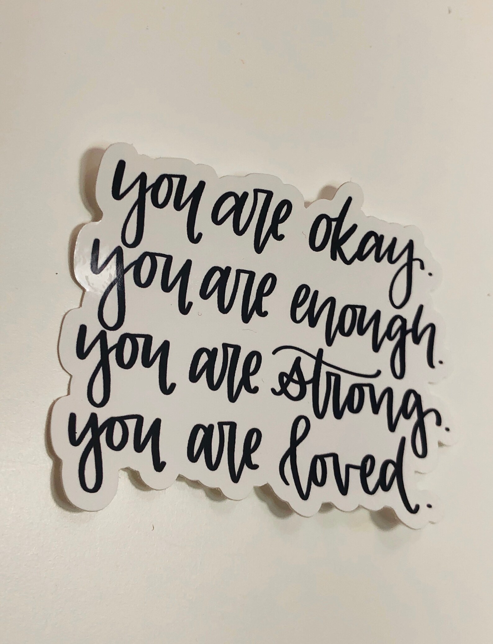 You Are Okay You Are Enough You Are Strong You Are Loved Etsy