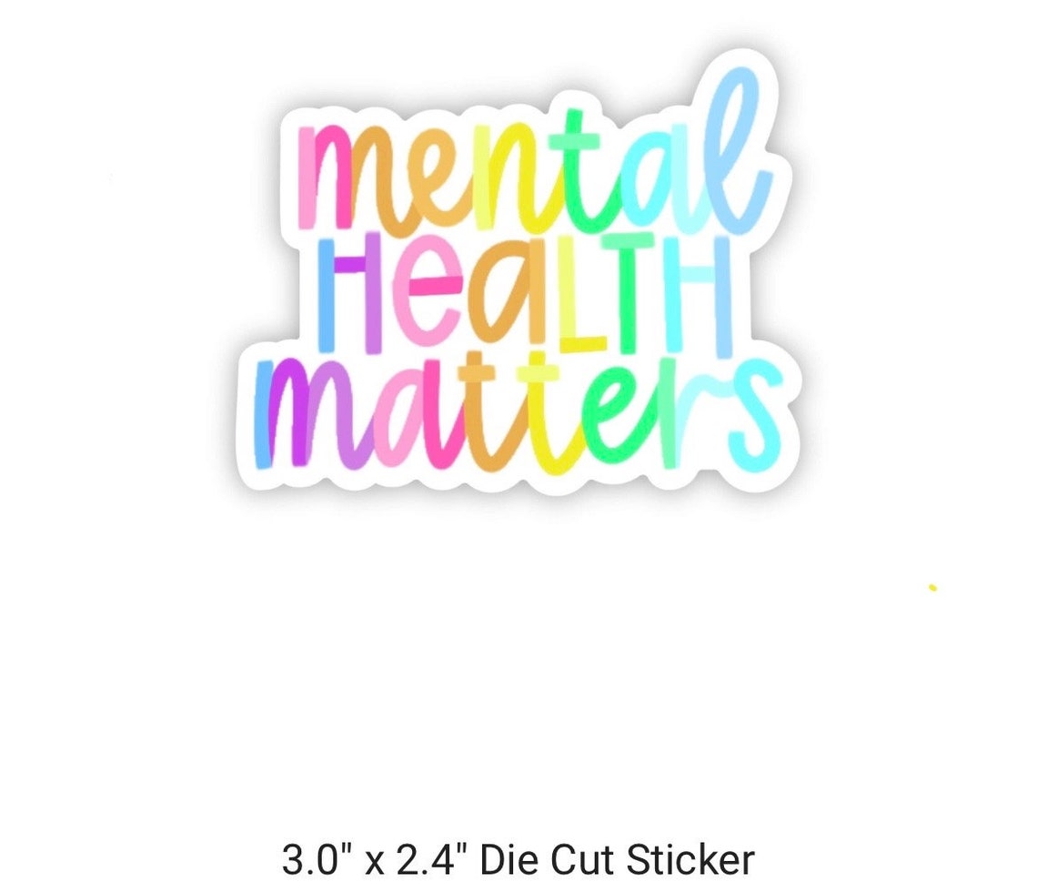 Mental Health Matters Stickers for Kindle, Teenage Girl Gifts ...