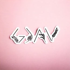 God is greater than the highs and lows car stickers for women, Bible study gift, Christian stickers for water bottle, Pastor wife gift,