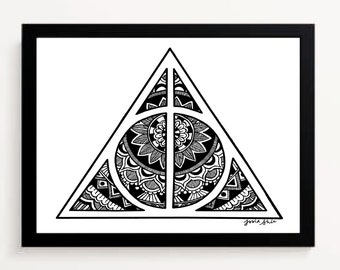 Download Harry potter mandala | Etsy