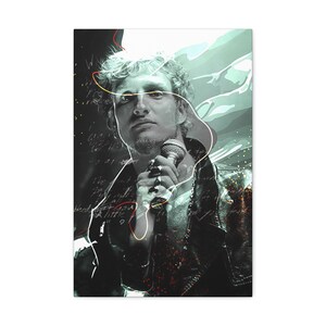 Layne Staley Alice in Chains Wall Art Stretched Canvas Home Décor