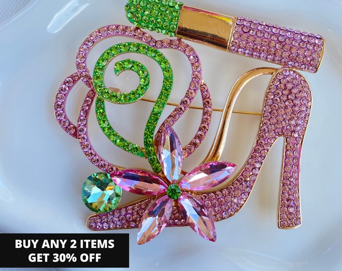 brooch heels