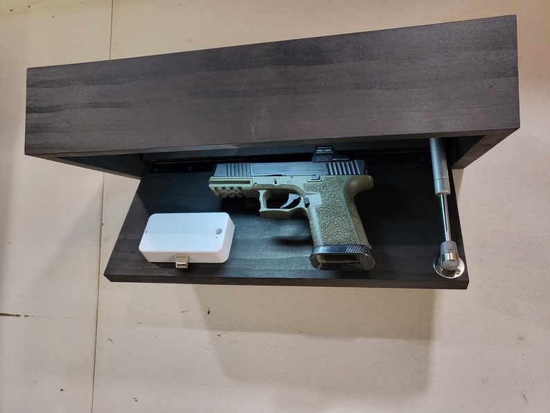 Floating Shelf up to 36in With RFID Locking Compartment made - Etsy