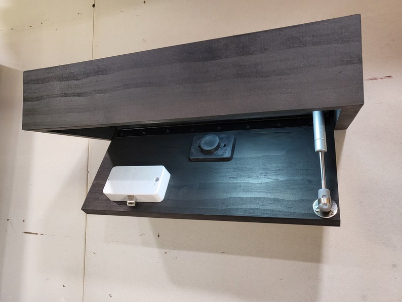 Floating Shelf up to 36in With RFID Locking Compartment made - Etsy