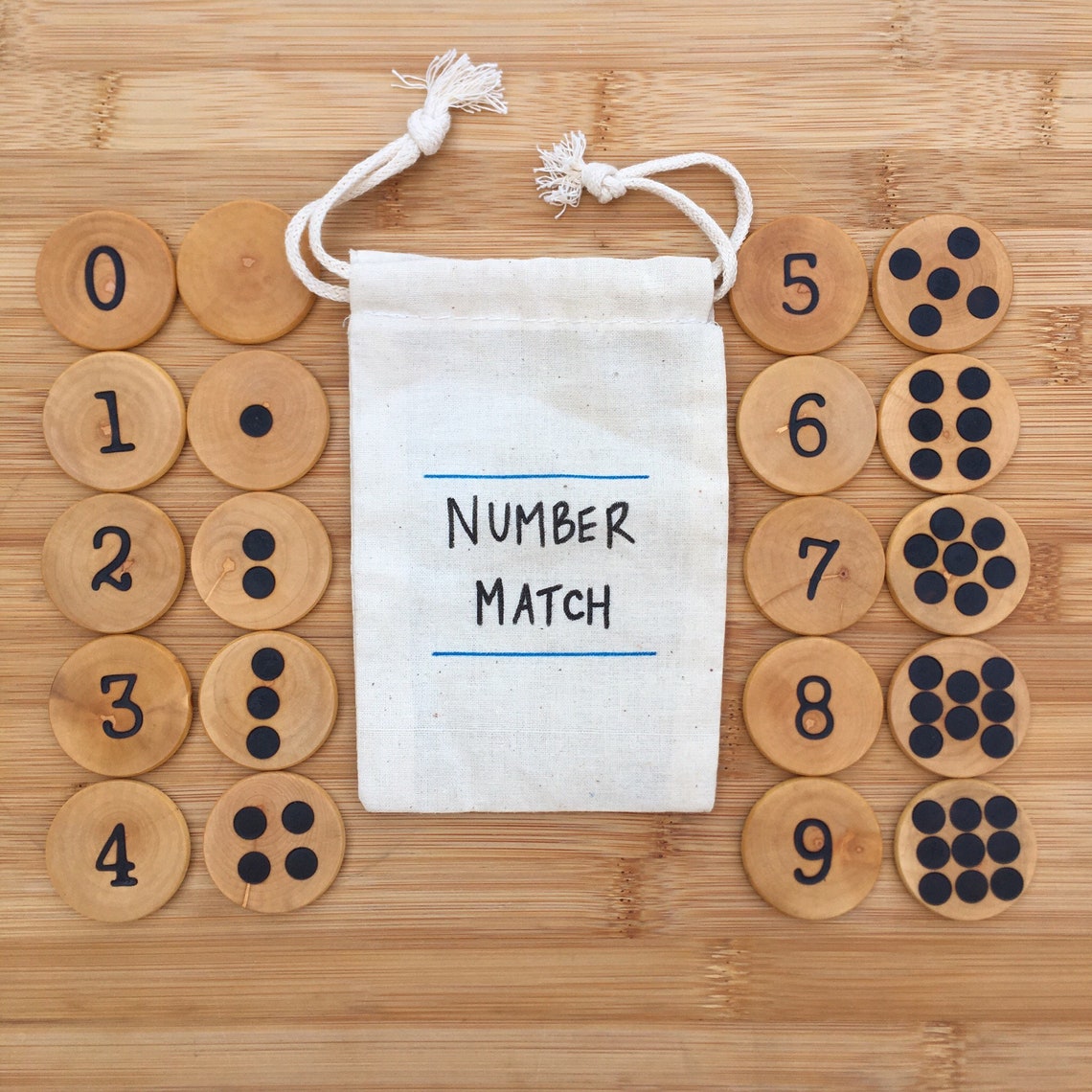 Number Match Game / Educational Game / Counting Game Etsy Canada