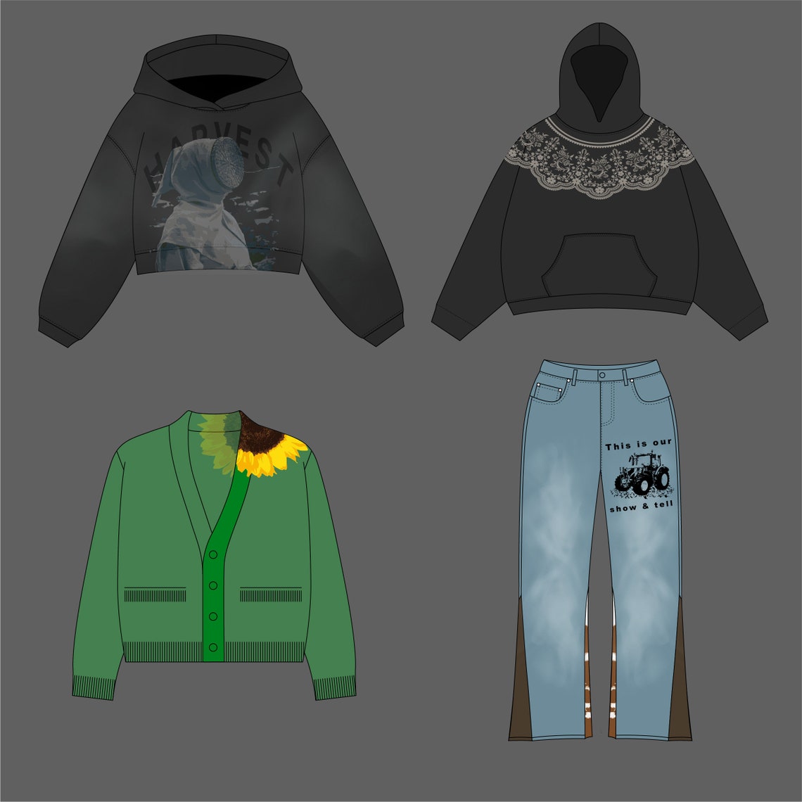 Streetwear Clothing Vector Mockup Pack Bundle 112 Mockups - Etsy UK