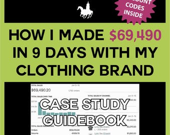 Case Study How I Made 69,490 In 9 Days With My Clothing Brand