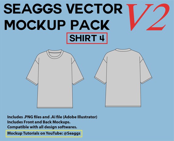 Buy Oversized Streetwear T-shirt Clothing Vector Mockup Clothing